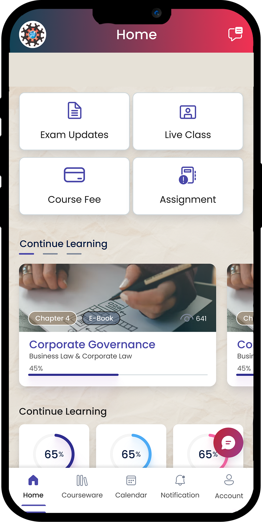 CU Online LMS App