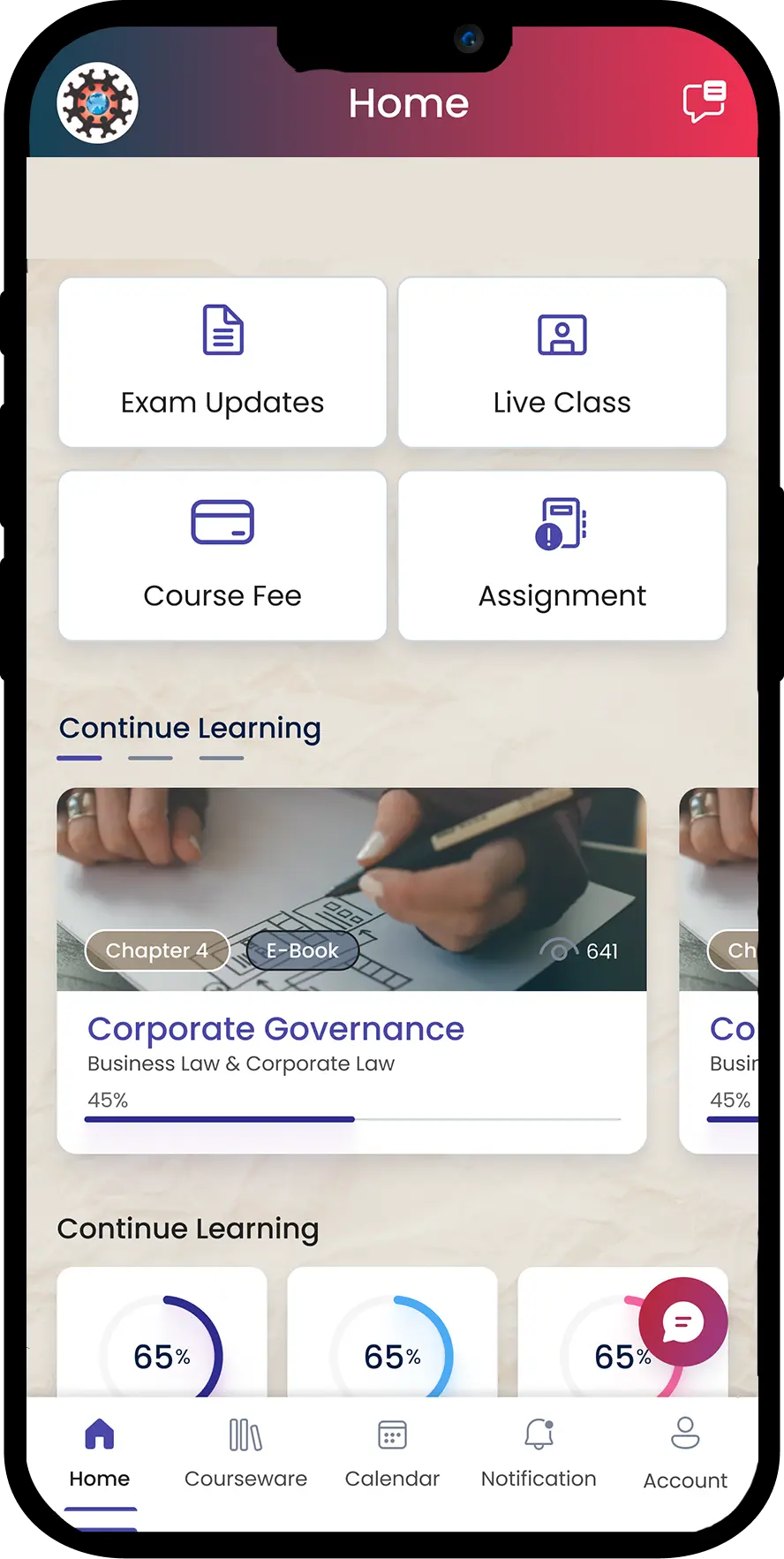 CU Online LMS App
